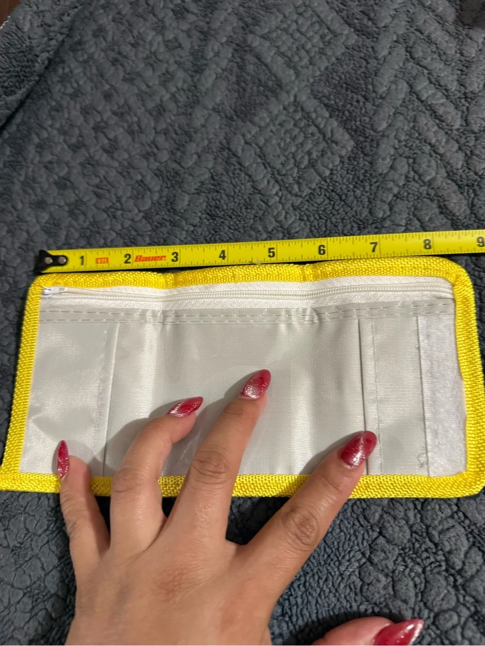 Source Unknown Yellow and White Snoopy Kids Wallet